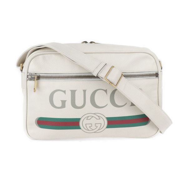 Gucci Shoulder Bag Leather Ivory - Picture 1 of 9